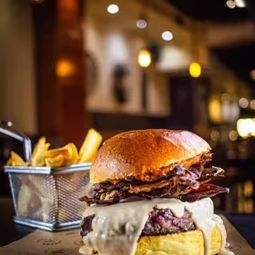 Doce más uno - Hamburguesa Cabrón